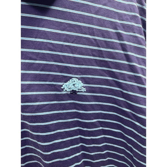 Peter Millar Polo Mens Large Summer Comfort Colorful Fun Striped Golf Shirt Blue - Picture 2 of 7